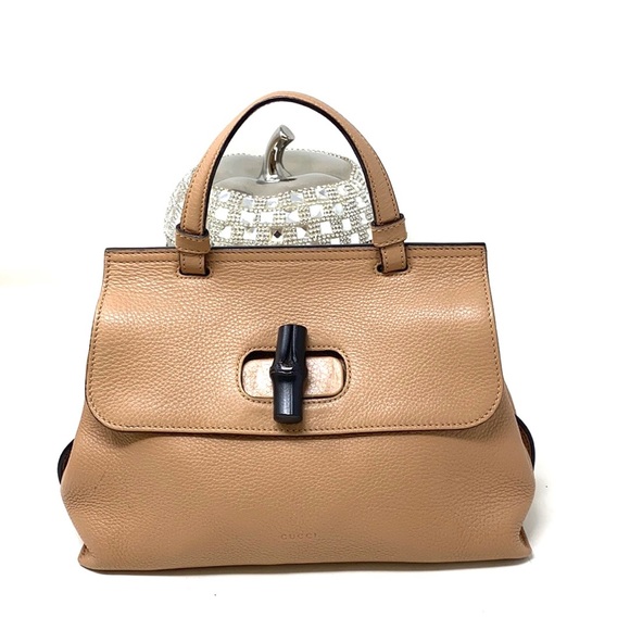 Gucci Handbags - Authentic Gucci Bamboo Daily Top Handle Bag.